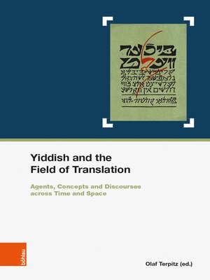 cover image of Yiddish and the Field of Translation